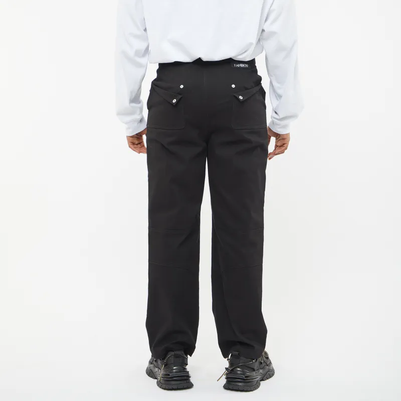 FANBIOU SS22 Casual Pants Unisex Black-4