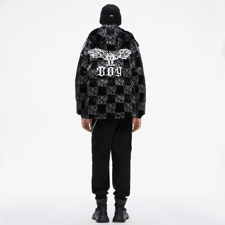 Boy London Down Jacket Winter Unisex Black-3