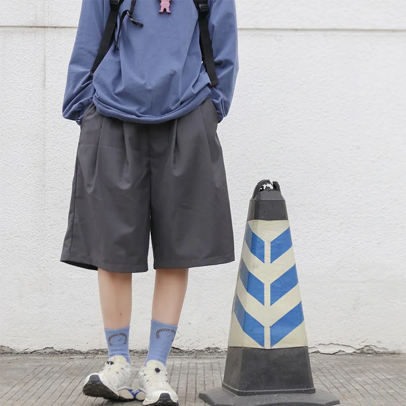 Saotome Casual Shorts Unisex Gray-3
