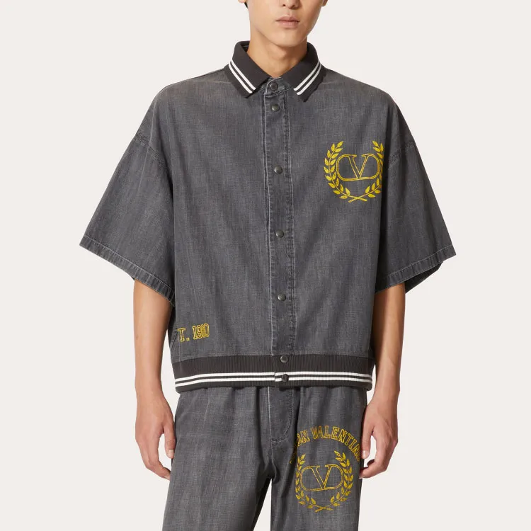 Valentino Surfaces Spring 2023 Men Shirts Men Black-1