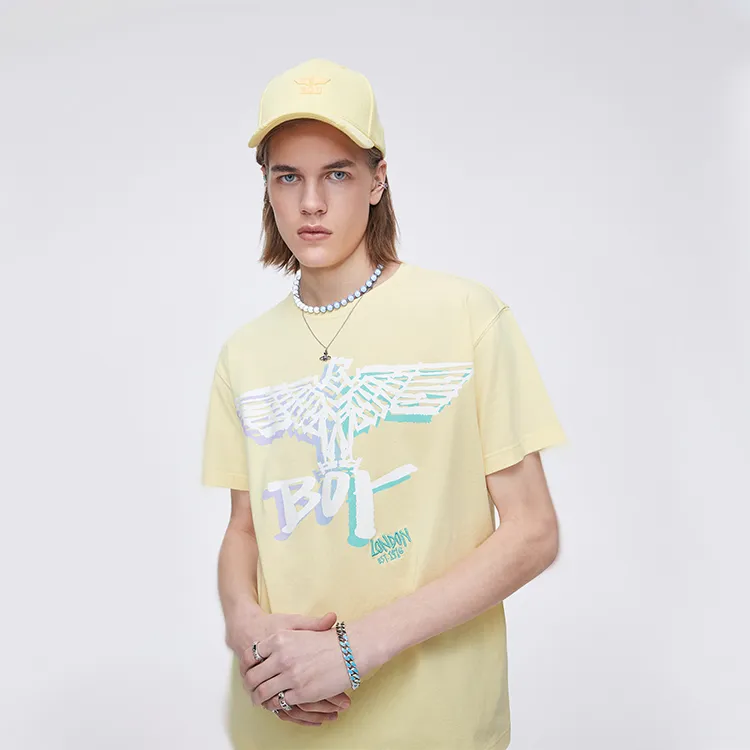 Boy London SS21 T Shirt Unisex Yellow-2