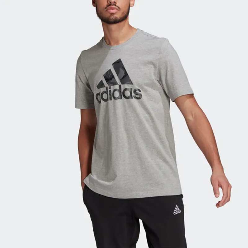 Adidas T Shirts Men Gray-1
