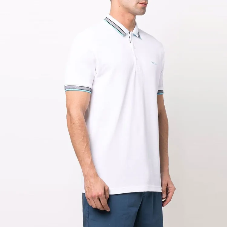 HUGO BOSS Polo Shirts Men White-1