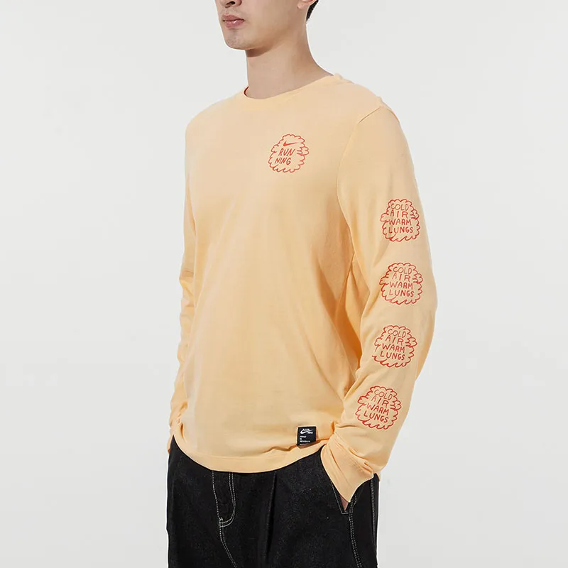 Nike T Shirts Men Apricot-4