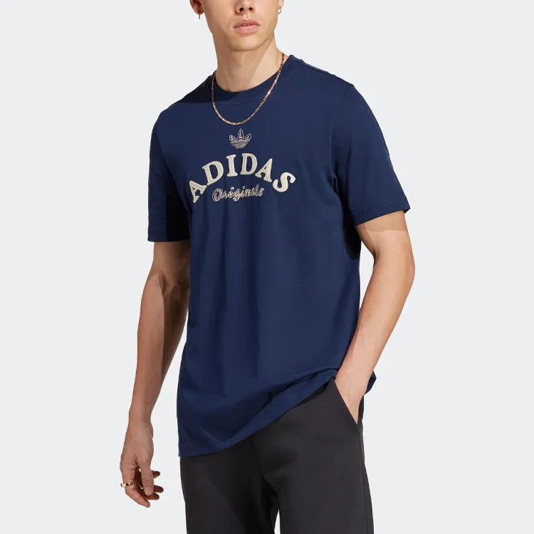 Adidas Originals T Shirt Men's Dark Indigo-1