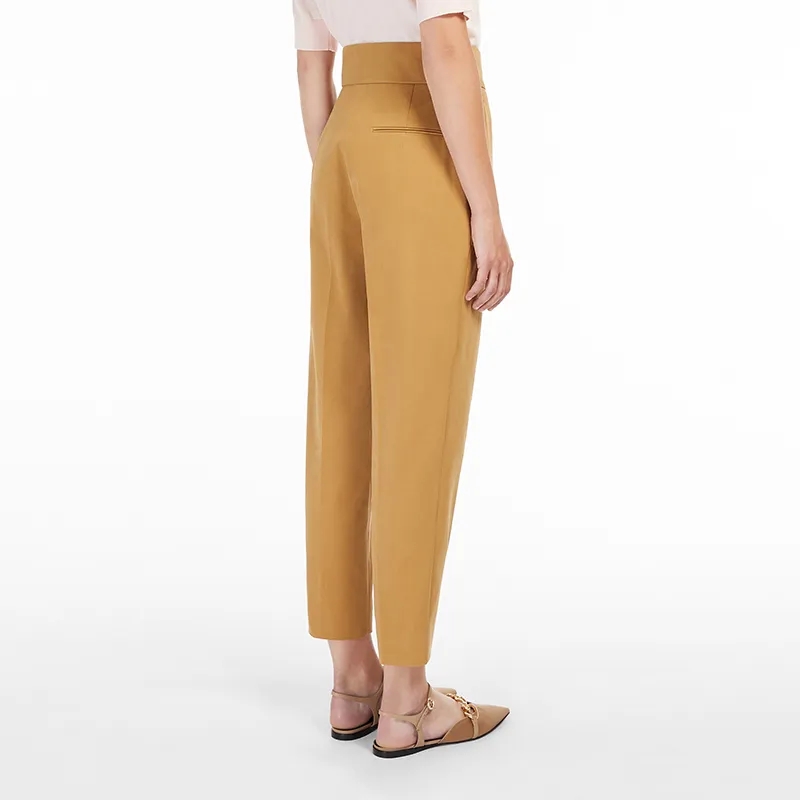MaxMara Studio Casual Pants Women's Brown-4