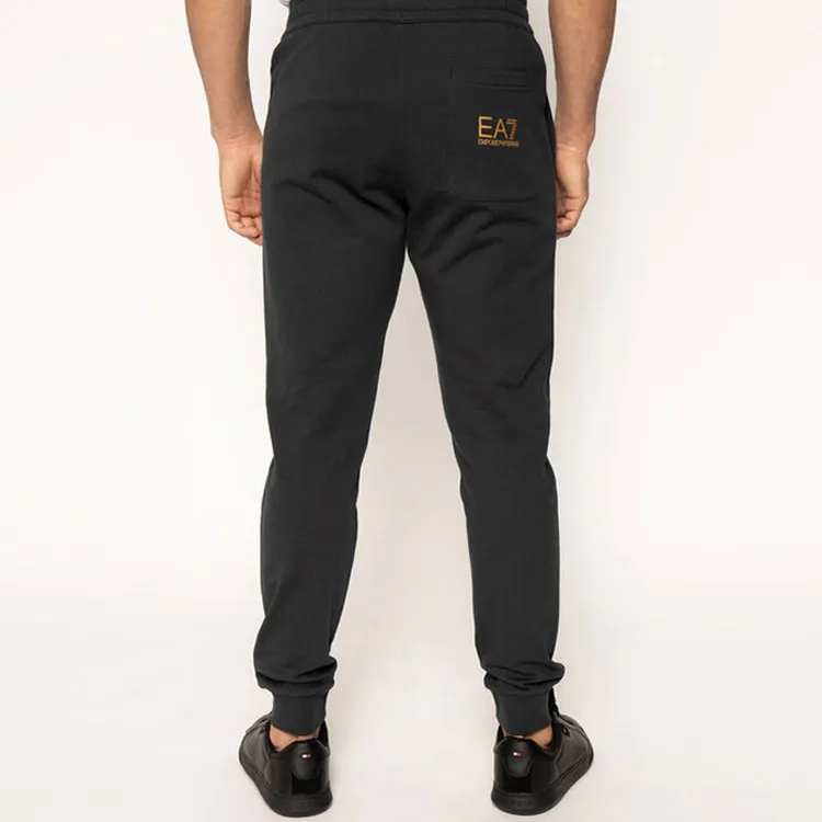 EMPORIO ARMANI EA7 Knitted Sports Pants Men's Navy Blue-2
