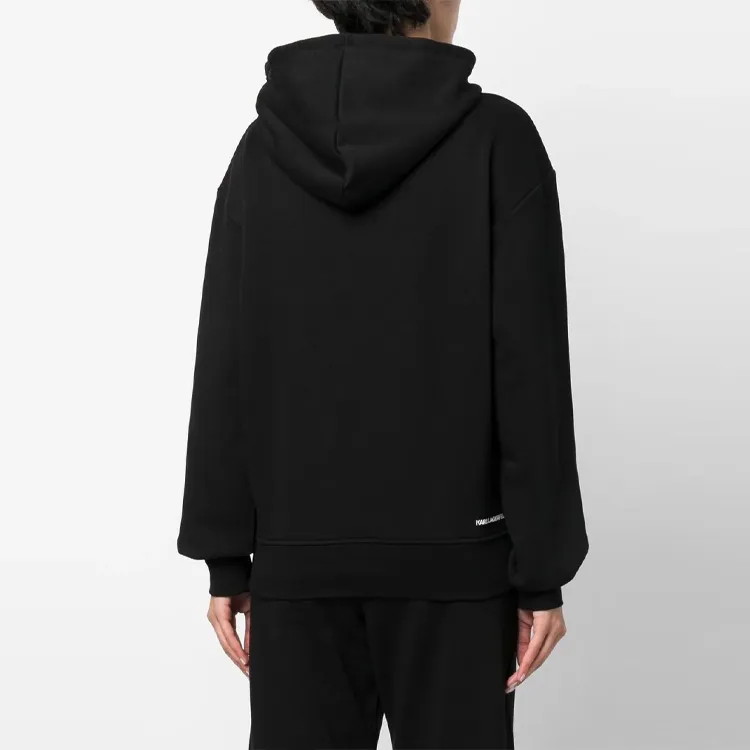 Karl Lagerfeld Logo Print Pullover Hoodie-2