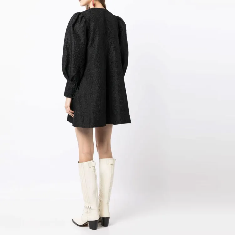 GANNI Jacquard Organza Mini dress-3
