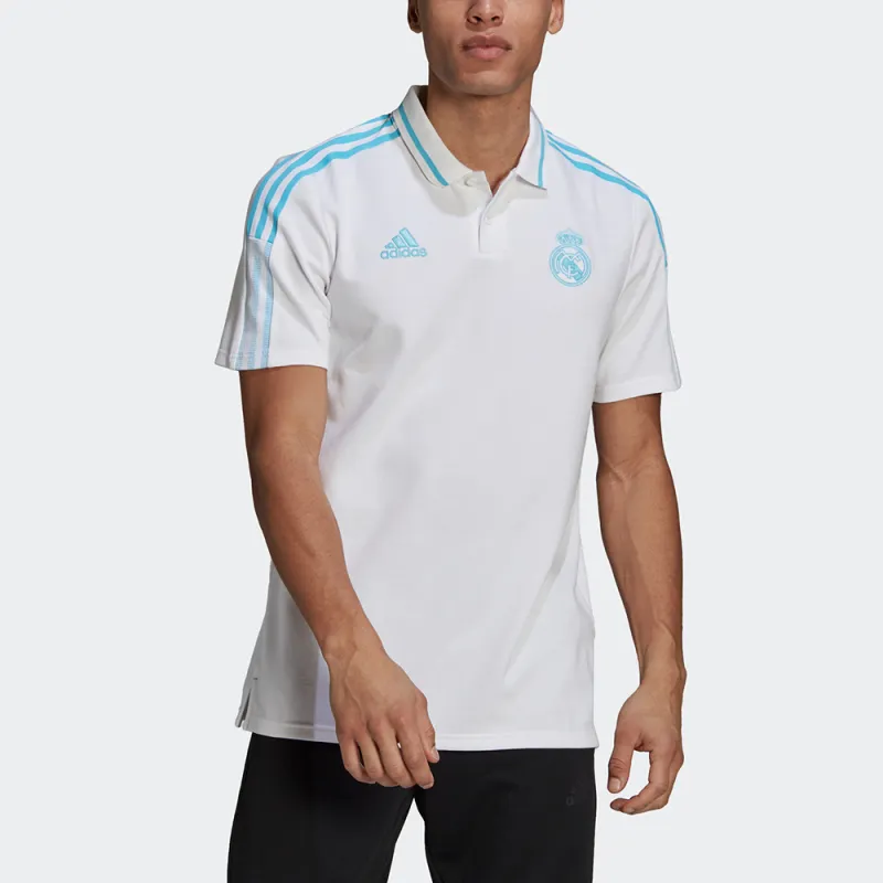 Adidas Polo Shirts Men White-5
