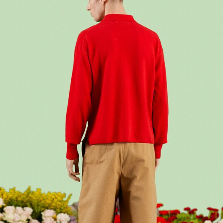 GUCCI Long-sleeve Wool Polo Shirt S - POIZON