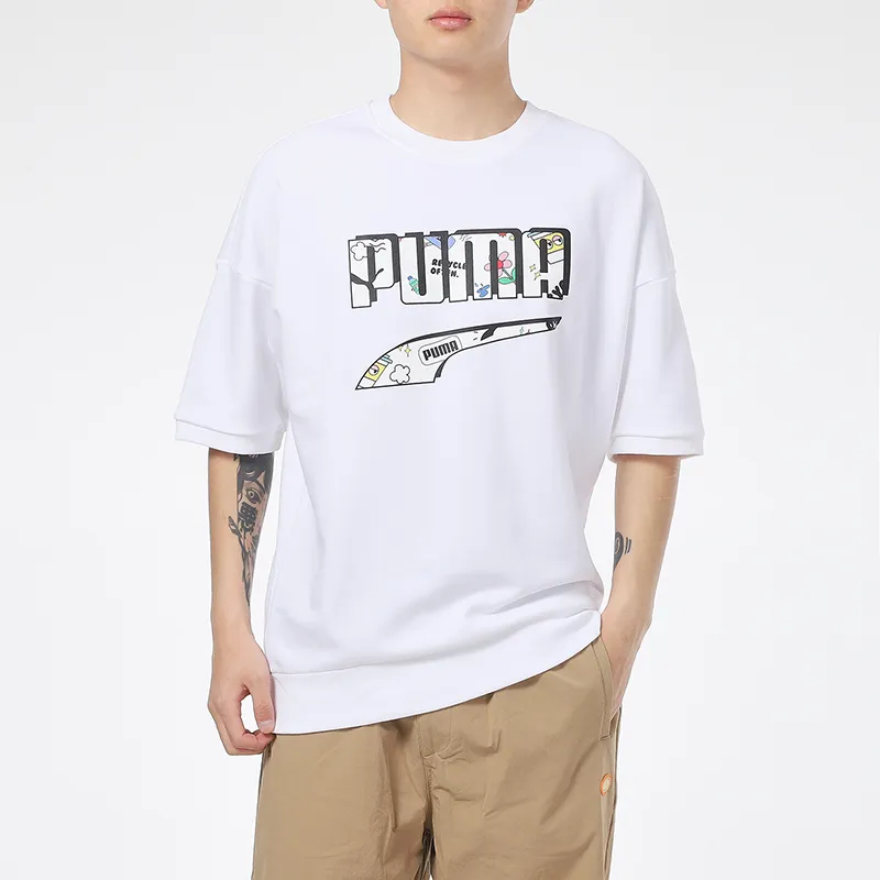 PUMA Better T Shirts Men White-2