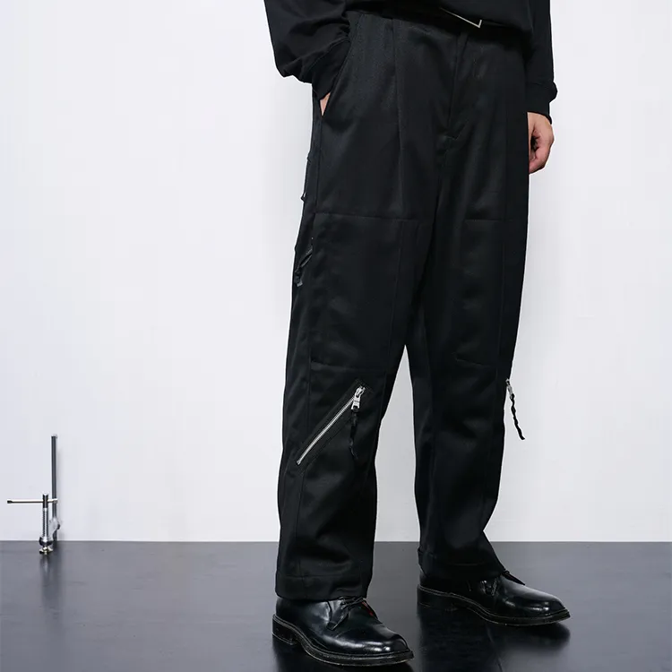 ATTEMPT Casual Pants Unisex Black-2