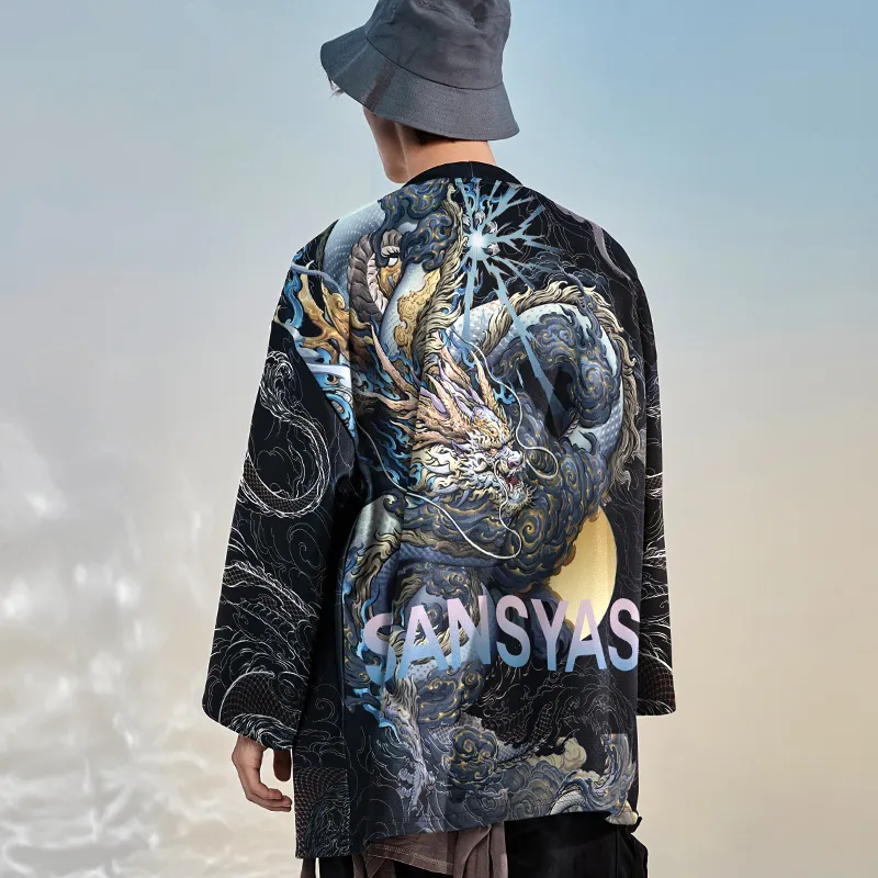 SANSYAS Trench Coats Unisex-5