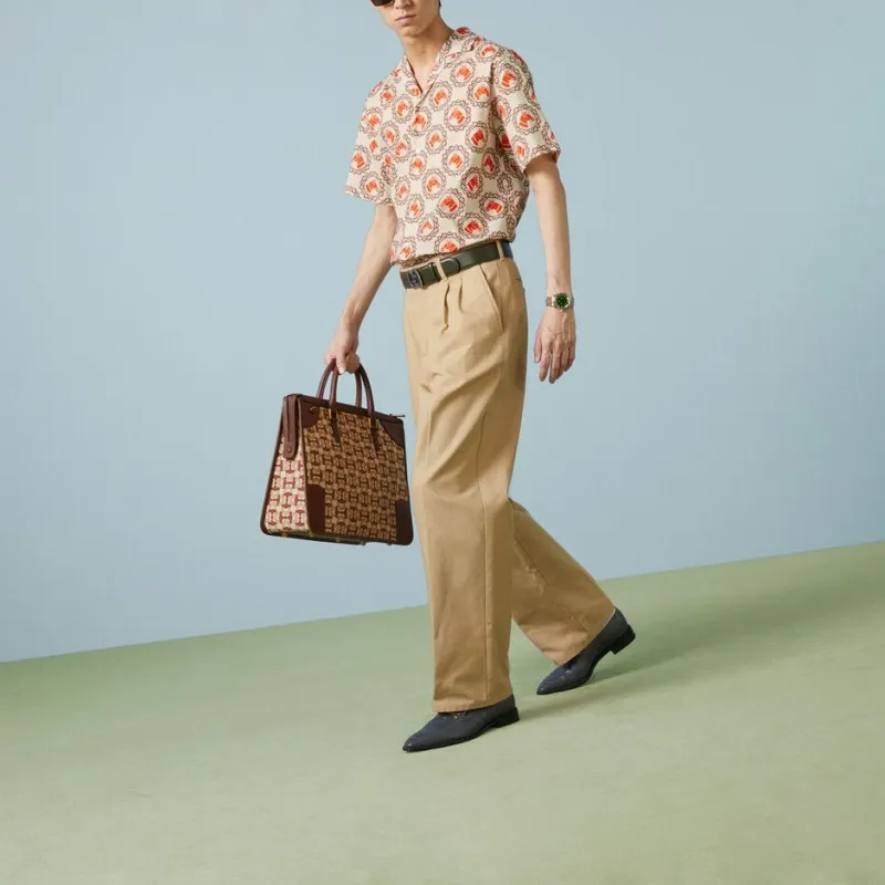 GUCCI Shirts Men Orange-3