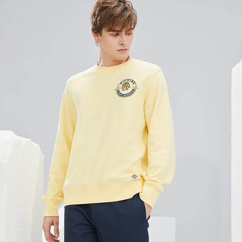 Dickies Sweatshirt Unisex Light Banana Yellow-2
