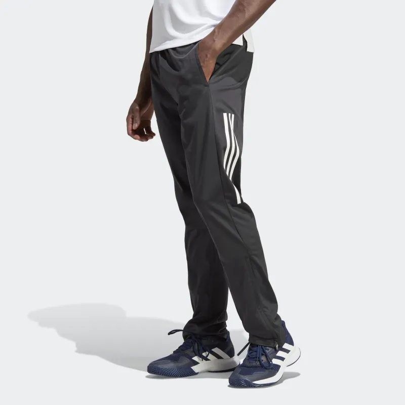 Adidas Knitted Sports Pants Men's Gray-3