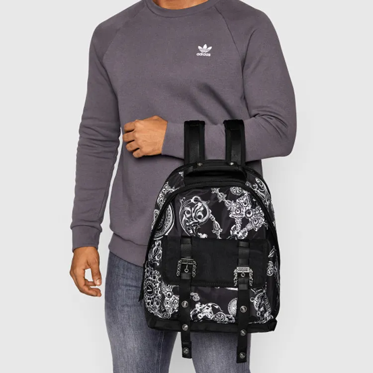 VERSACE JEANS COUTURE Fabric Backpack Regular Men's Black-3