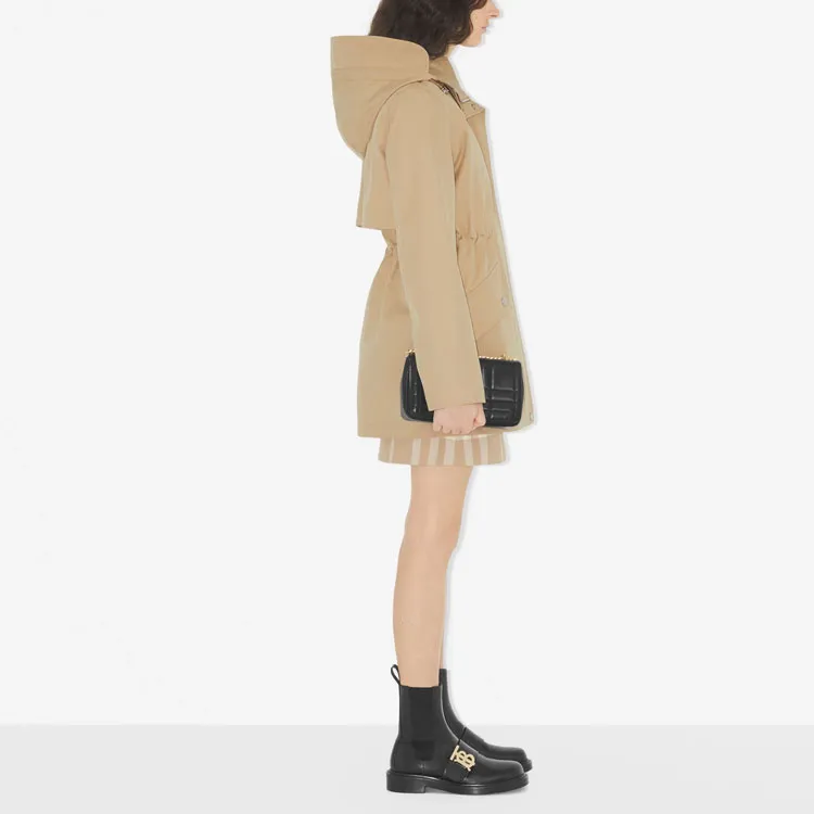 Burberry Coats Women's Soft Yellow Umber-3