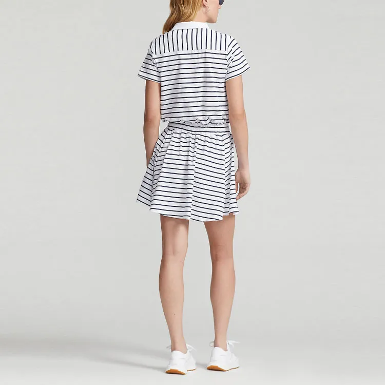 Polo Ralph Lauren Short Sleeved Dresses Women's Blue-2