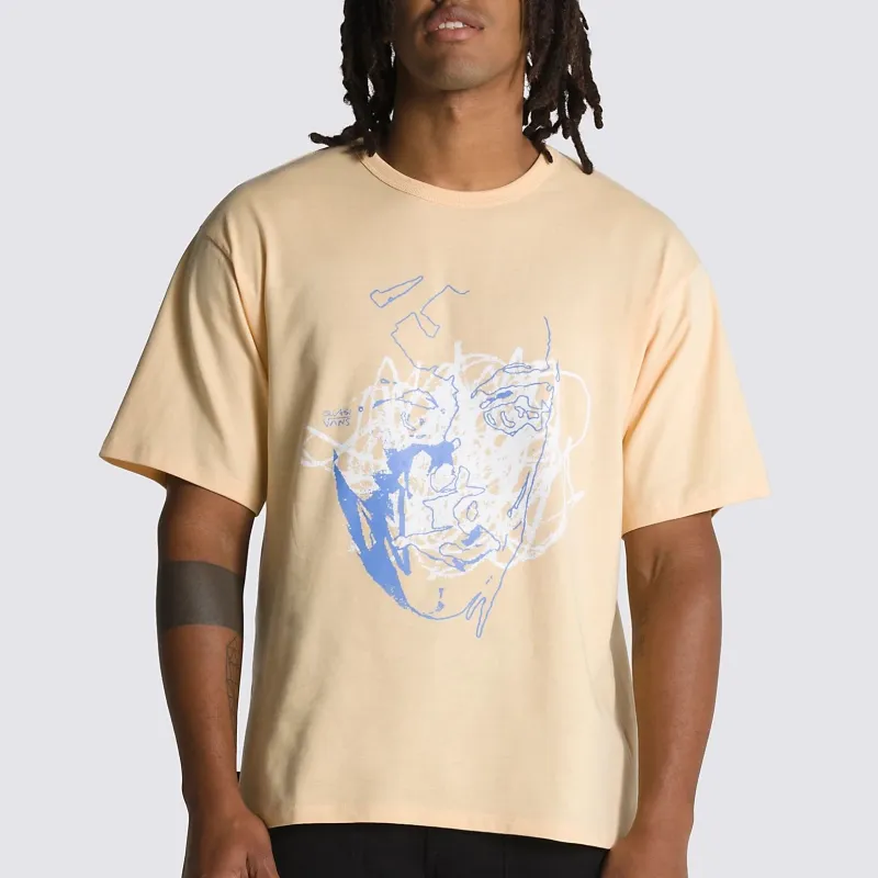 Vans X QUASI Co branded SS23 T Shirts Unisex Yellow-3