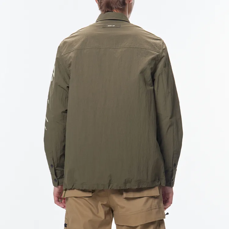 FILA Jackets Men Withered Moss Green-4