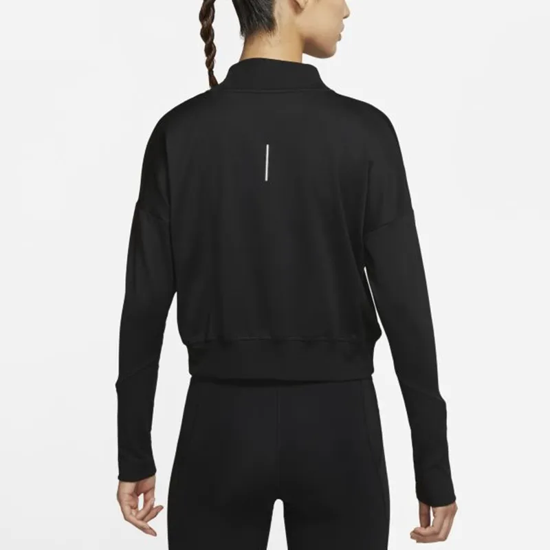 Nike Drop Shoulder Sleeve T Shirt Women's Black-2