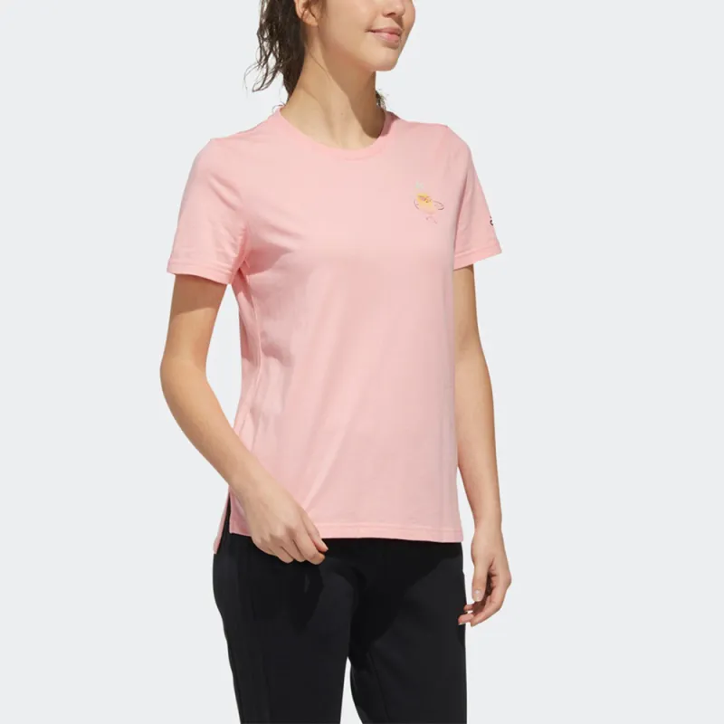 Adidas T Shirts Women's Pink-4
