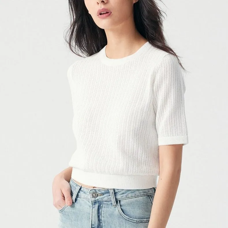 MindBridge Knitwear Women's White-3