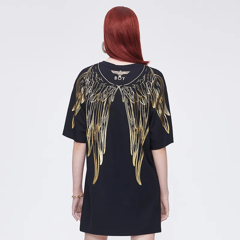 Boy London Short Sleeved Dress Women's Black-3