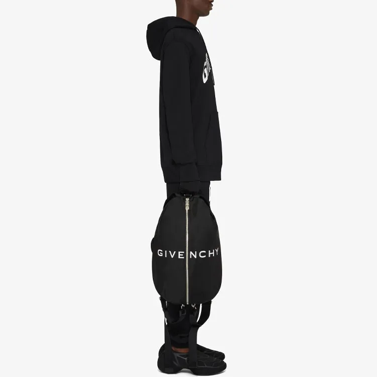 Givenchy Logo Printed Drawstring Hoodie-2