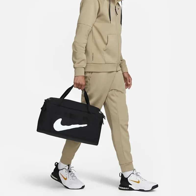 Nike Fabric Luggage Bag Shoulder Bag Crossbody Bag Handbag Travel Bag Unisex Black-4