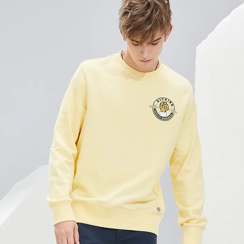 Dickies Sweatshirt Unisex Light Banana Yellow-3