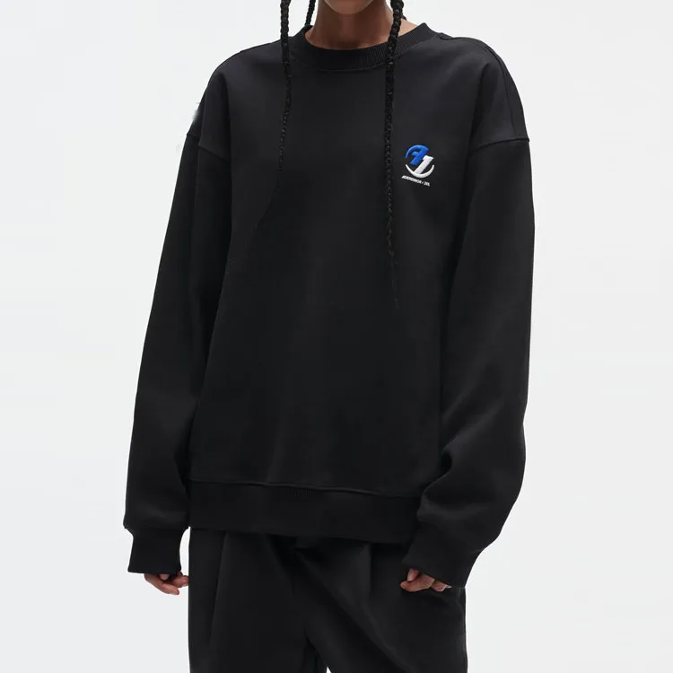 stone island zip through logo plaque sweatshirt item