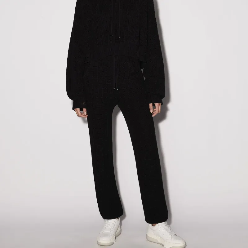 AMIRI Knitted Sweatpants Women's Black-3