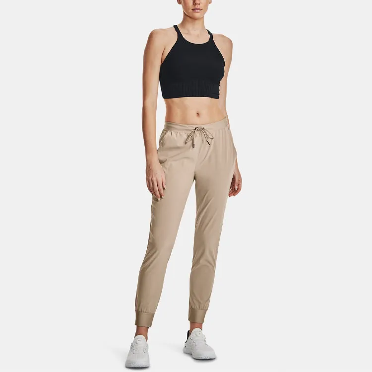 Under Armour Knitted Sports Pants Women's Sahara Brown-2