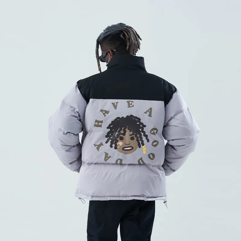 HARSH AND CRUEL Puffer Jacket Winter Unisex-9