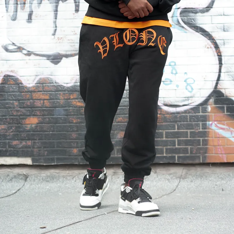 VLONE Gothic Alphabet Series Sweatpants Unisex-2