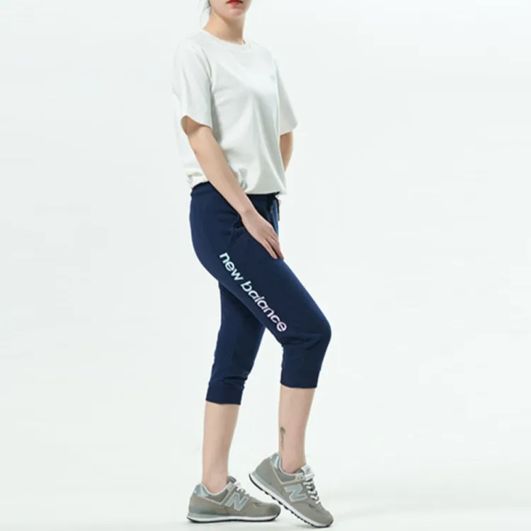 New Balance Knitted Sweatpants Women's Navy Blue-2