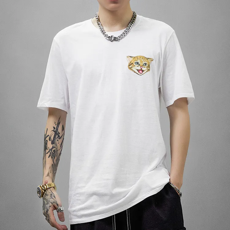 Nike T Shirts Men White-4