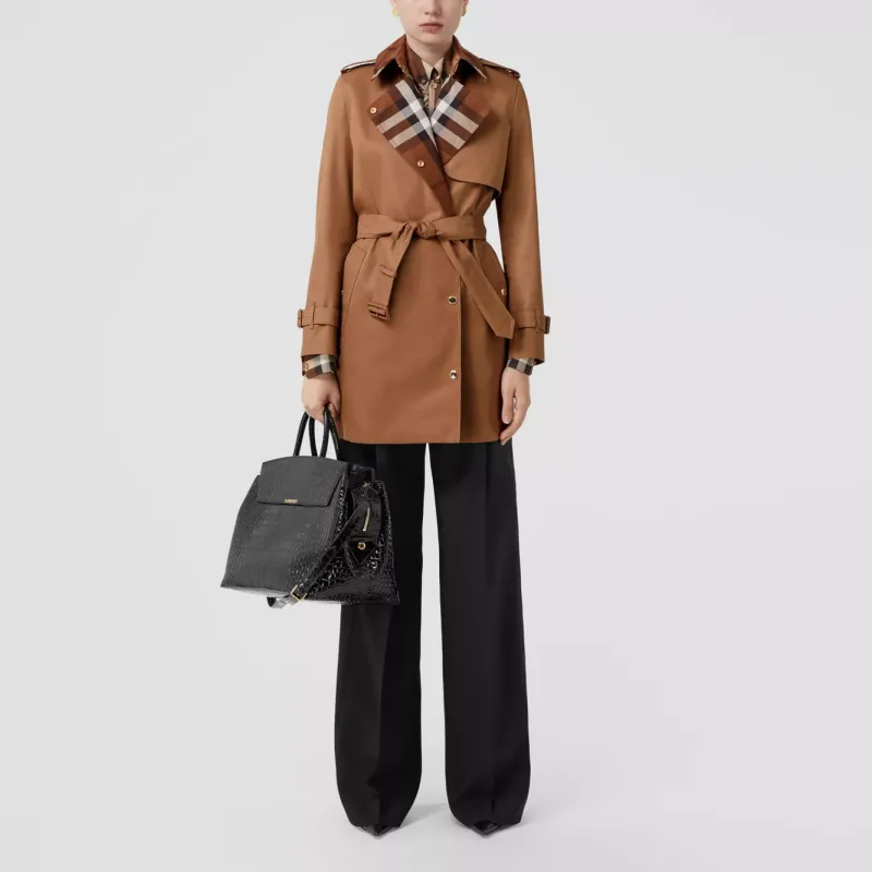 Burberry Trench Coats Women's Dark Brown-2