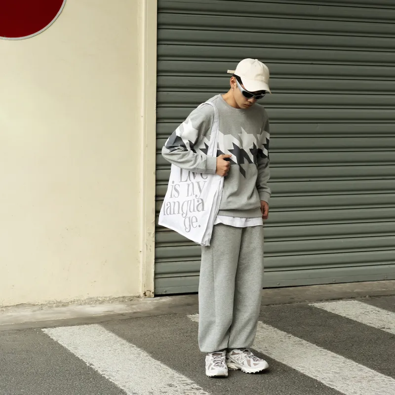 New Balance Sweatshirt Unisex Light Gray-8