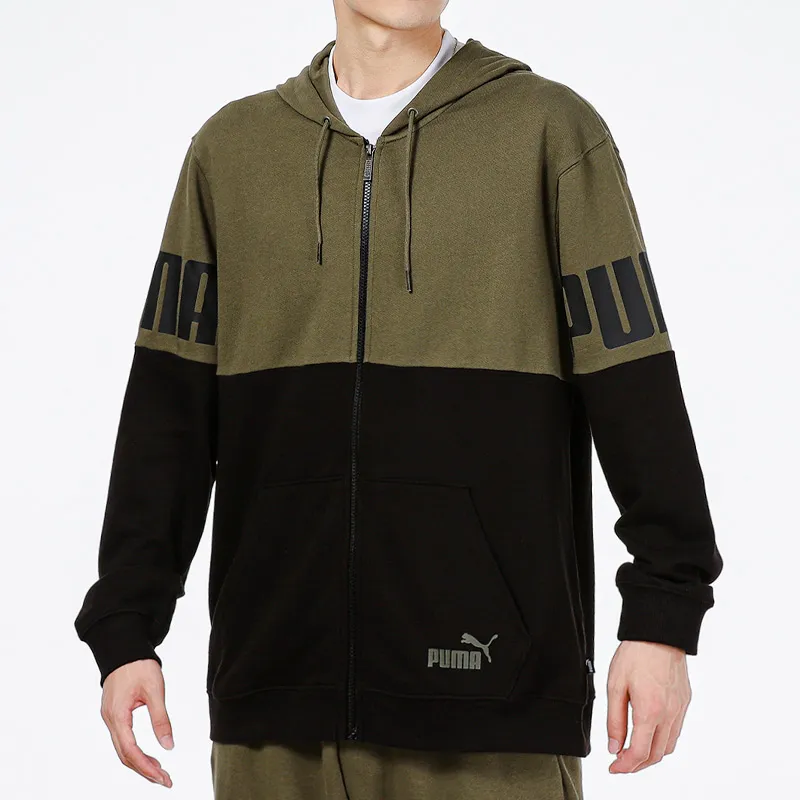 PUMA Jackets Men Green-3