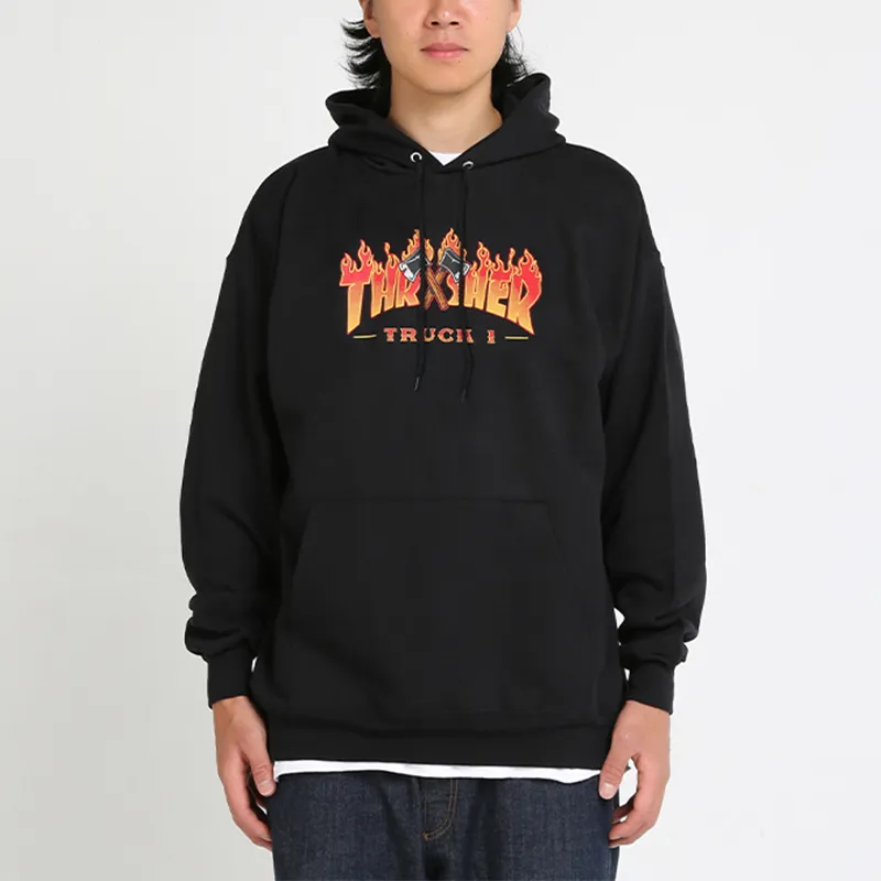 Thrasher Sweatshirts Unisex Black-3