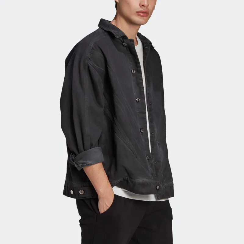 Adidas Originals FSHN Denim Jackets Men Black-3