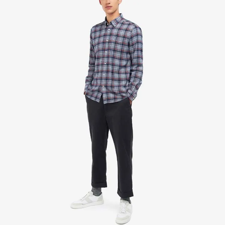 BARBOUR Shirts Men Marine Blue-1