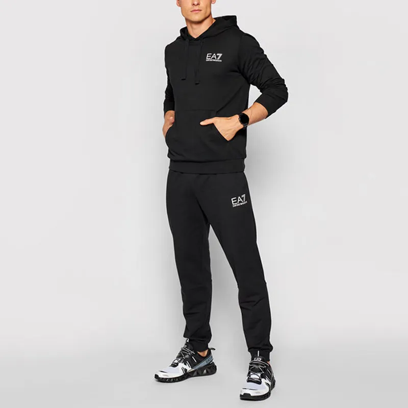 EMPORIO ARMANI EA7 Sweatshirt Spring And Autumn Men's Black-2