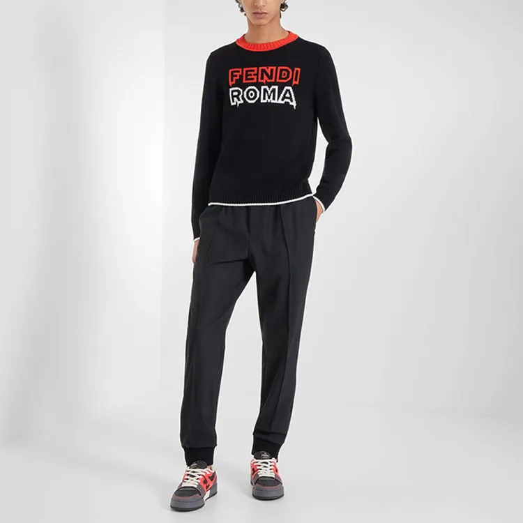 FENDI SS23 Chinese New Year Sweater Men's Black-2