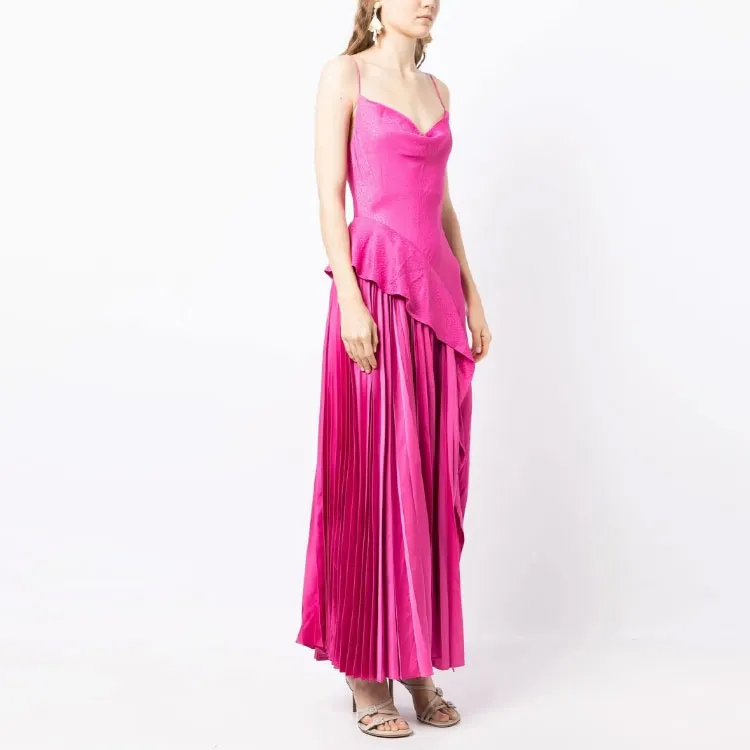 ACLER Sleeveless Dresses Women's Magenta-3