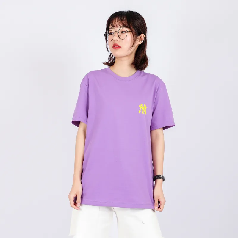 MLB Set in Sleeve T Shirt Unisex Purple-2